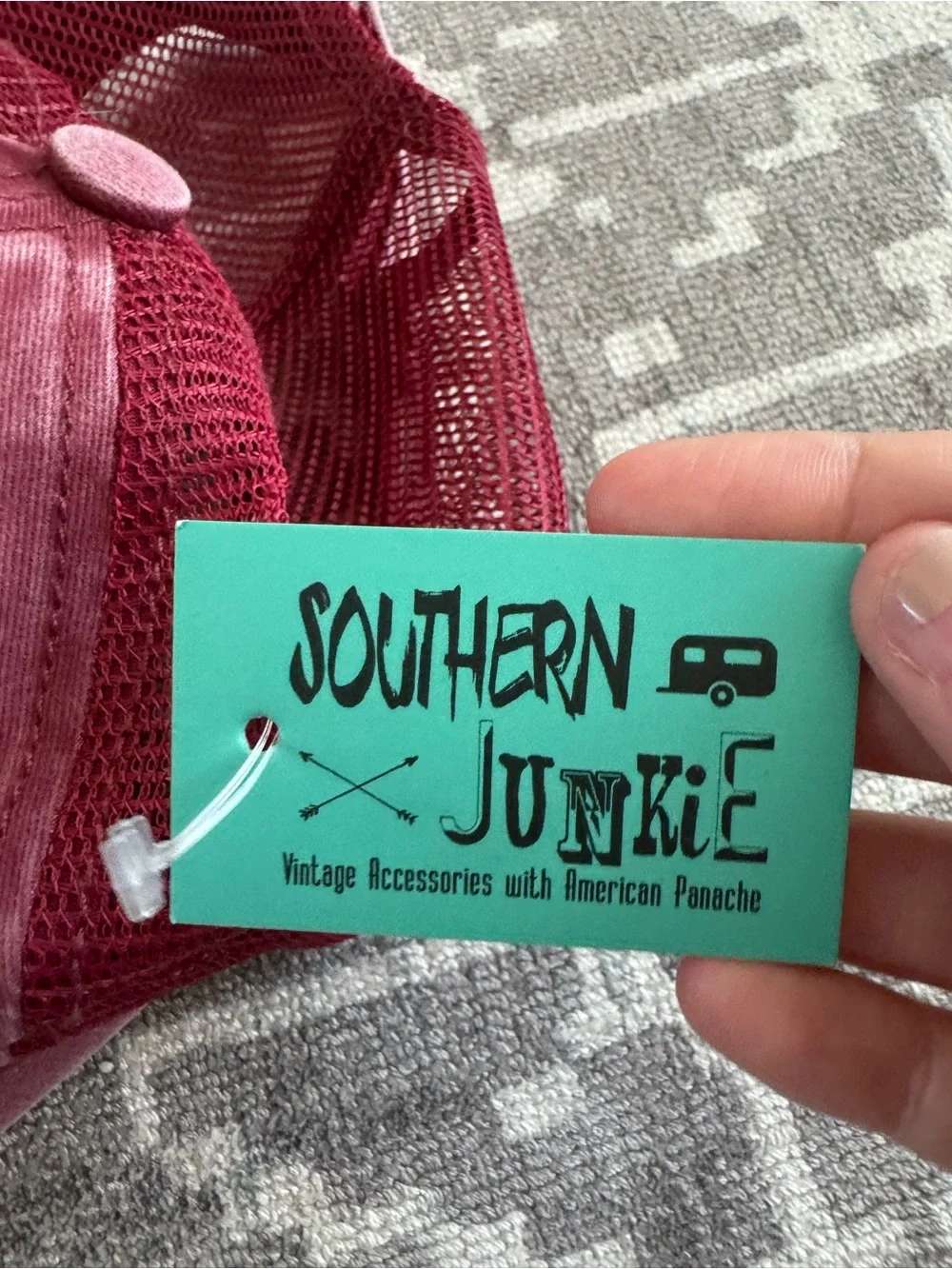 Southern Junkie casual burgundy